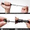 Hiboom Solid 5 Pcs Carpenter Pencils with 30 Pcs 2.8mm