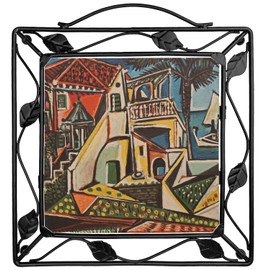 Mediterranean Landscape by Pablo Picasso Square Trivet