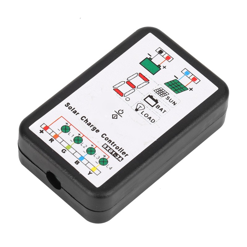 6V 12V PWM Solar Charge Controller Support for Lithium and