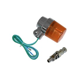 General Purpose Round European Turn Signal Orange With Mounting Stay (Short) 1 Piece