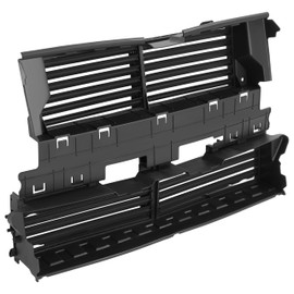 KUAFU Active Grille Shutter W/o Motor Compatible with 2013-2016 Ford Fusion 1.5L 1.6L 2.0L 2.5L Replacement for DS7Z-8475-A DS7Z8475A FO1206109 Radiator Shutter Black