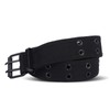 Iridsmole Double Grommet Canvas Belts for Men, Nylon Webbing Belts