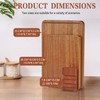 Relxinke Solid Teak Wood Cutting Board Set One Piece Non