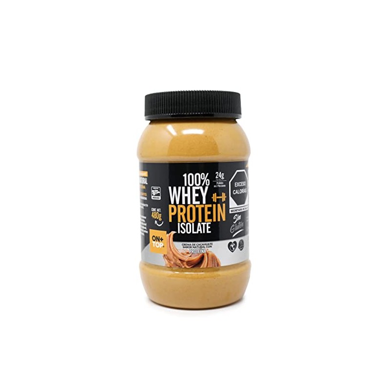 ONTOP CREMA DE CACAHUATE SABOR NATURAL + WHEY PROTEIN ISOLATE