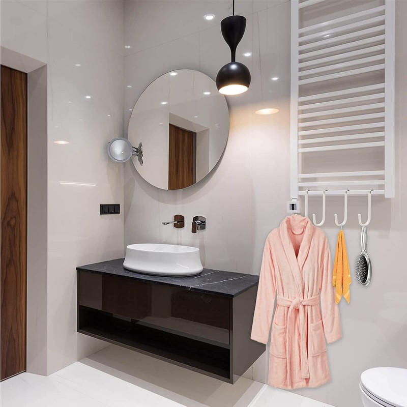 Over The Door Hook White -3Pcs Stainless Steel The Door