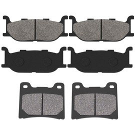 Passion Road Passion - Pastillas de freno delanteras y traseras para YAMAHA XVS1100 V-Star Custom Midnight 2007-2008/XVS1100 V-Star Custom/Classic/Silverado 1999-2009