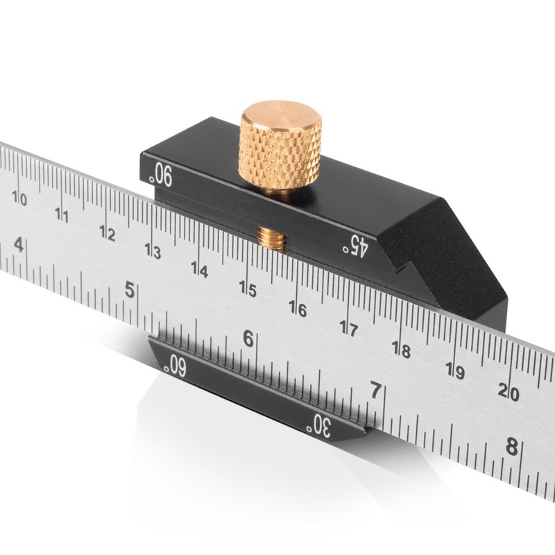 STAHLWERK Angle Stop Ruler | Marking Gauge | Marking Gauge