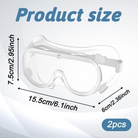 ElevateTech 2 Pcs Adjustable Eyelash and Eyebrow Protector Shower Goggles Shield, Shower Face Eye Shield for Eyelash Extensions, Microblading Aftercare, Cataract Surgerys Recovery, Glasses-Friendly