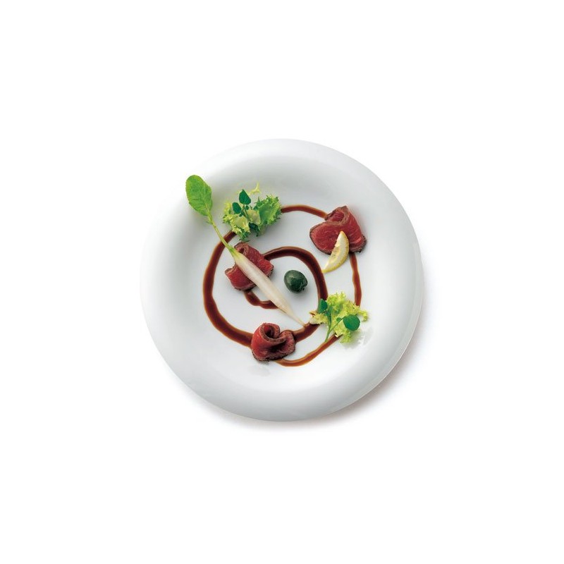arute 24 cm Soup Plate White Dish Made in Japan