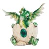 ICE ARMOR 5" H Fantasy May Birthstone Green Dragon Baby