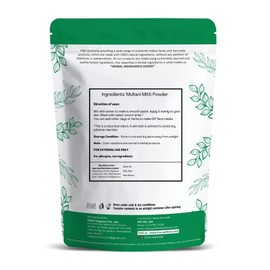 100% Pure Organically Processed Fuller's Earth Clay (Multani Mitti) Bentonite Clay- 1/2 LB - 227 gms - 8 oz