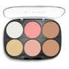 Bissú 6 colors Makeup Palette (4grms each color) includes 2