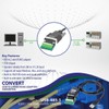 COMMFRONT USB to 2-Wire RS485 Adapter, FTDI Chipset, Built-in 120-Ohm