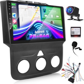 [2+64G] for Dodge Ram 1500 2500 3500 2013-2018 Android Radio - 9 inch HD Touchscreen Ram Stereo - Wireless Carplay and Android Auto, 5G/WiFi, GPS, Mirror Link + AHD Backup Camera + Canbus