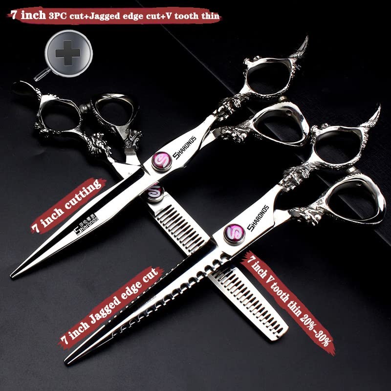 6/7/7.5/8/9 Inch Professional Hair Scissors, Hairdressing Scissors, Cutting Scissors, Dragon