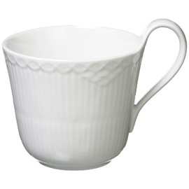 【正規輸入品】 ロイヤルコペンハーゲン ホワイトフルーテッド ハーフレース ハイハンドル マグカップ 330ml 結婚祝い プレゼント 1026446