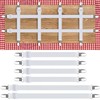 SYOZPXY 6 Packs Hidden Tape Tablecloth Clips, Elastic Tablecloth Clips,