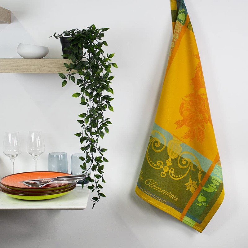 Garnier Thiebaut [W] Les Clementines Saffron Tea Towel 56 x