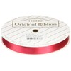 HEIKO 3507 Single Satin Ribbon, 0.5 inches (12 mm), Red,