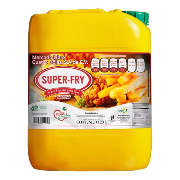 Super-Fry Aceite Vegetal Para Alto Freído Super-fry 20 Lts