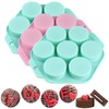 Actvty Round Chocolate Covered Cookie Molds, 3 Pcs Cylinder Chocolate