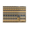 WHJWZY Egyptian Pharaonic Frescoes Pattern Placemats for Dining Table 6-Piece
