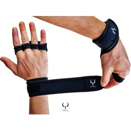 Bullstep - Fitness Gloves for Men and Women with Wrist Bandage | Gym Gloves for Fitness | Fitness Gloves Weight Sports | Crossfit Grips | Gloves Strength Training