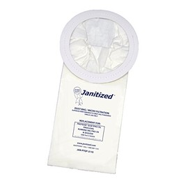 Janitized JAN-PTQP-2(10) Premium Replacement Commercial Vacuum Bag for ProTeam QuietPro CN, ProClean, RunningVac/Pro Vac CN, Sequoia Vacuum Cleaners, OEM #104544 (10-10 Packs)