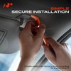 A-Premium Driver Left Side Sun Visor Compatible with Honda Civic