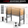 OLBRUS 48 "Adjustable Workbench with Power Outlet, Heavy Duty 2000