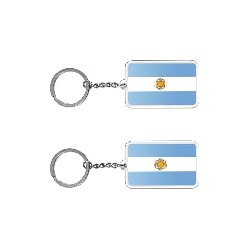 Llavero Argentina con bandera Argentina (2 unidades), Bandera Argentina, medium
