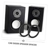Gadpiparty 2Pcs Car Door Speaker Spacer Rings Adapter for Easy