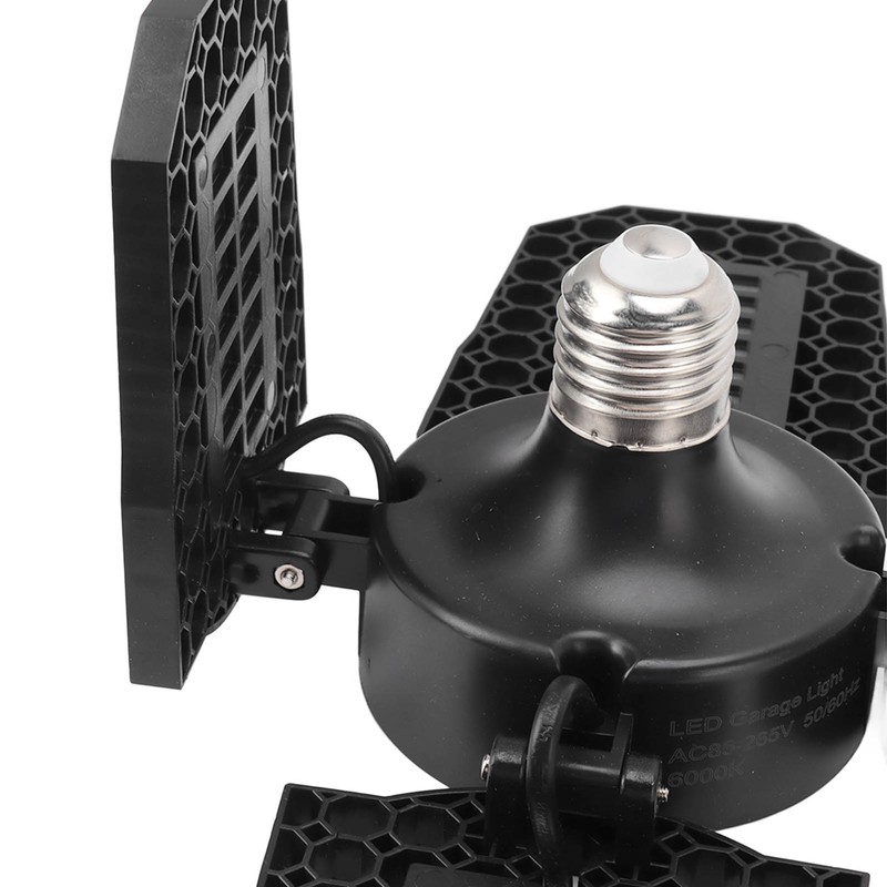 LED Garage Lights Foldable 4 Leaves 100W High Brightness Energy