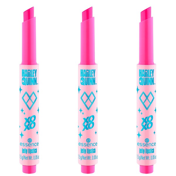 essence Harley Quinn Jelly Lip Stick, No. 01, Pink, Instant
