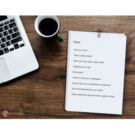 500 Sheets of Bright White 8.5" x 5.5" Half letter Size, Regular 24lb. Paper