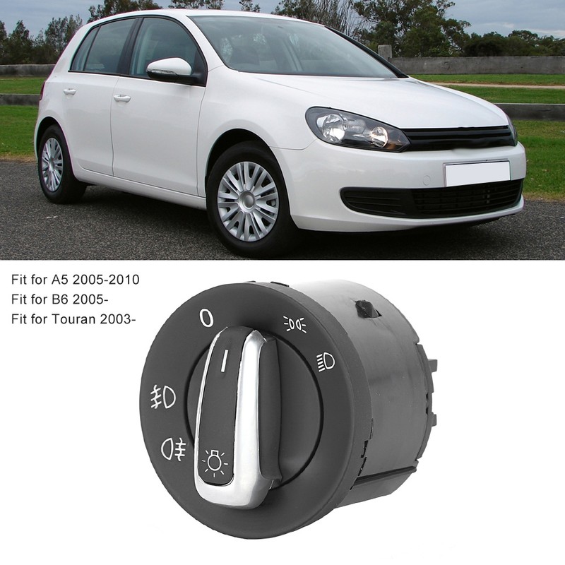 Auto Headlight Light Switch Lamp Button 5ND941431B Fit for Touran