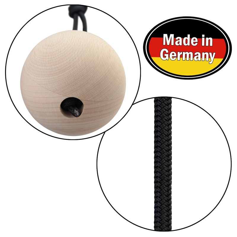 ALPIDEX Set of 2 Training Balls Ball Handle Diameter 5