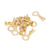 540Pcs Gold Brass Ring Terminal M3 M4 M5 M6 M8