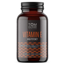 Tom Oliver Nutrition - Vitamin E 400IU High Potency, Highly Absorbable (60 Softgels)