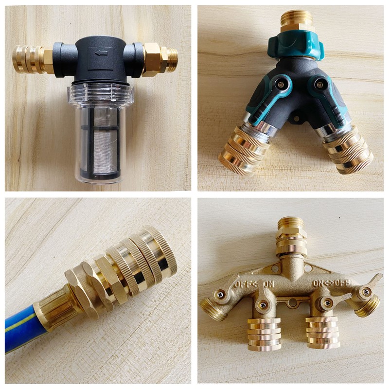 M MINGLE Garden Hose Adapter, Male to Male, Female to