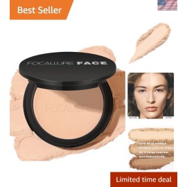Unbranded High Coverage Translucent Pressed Powder Compact - Perfect for All Skin Types