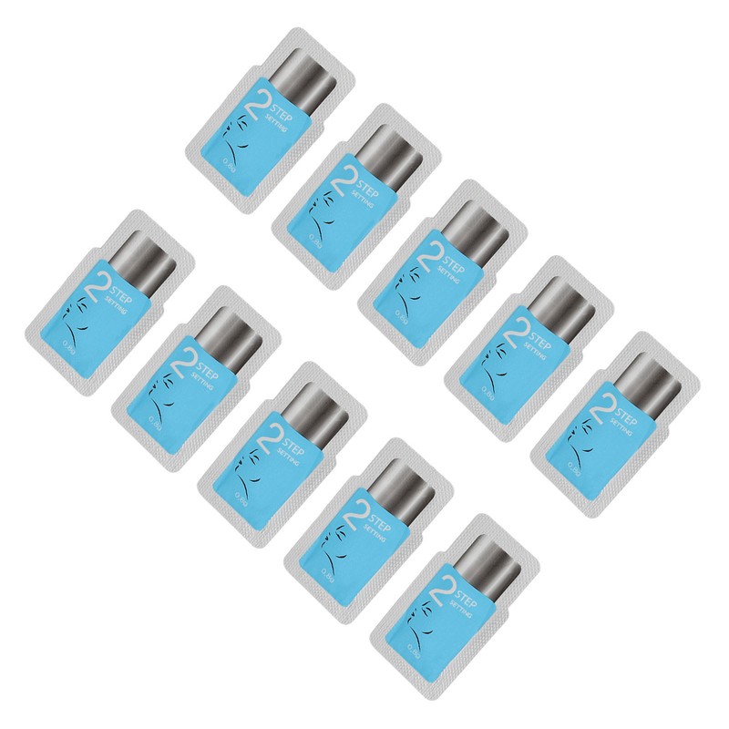 10pcs Lash Perming Fixation Agent Semi Permanent Skin Friendly Eyelash