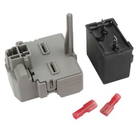 2319792 W10197428 W10189190 TSD2 Overload and Start Relay & Compressor Run Capacitor by Seentech - Compatible With whirlpool Kenmore Refrigerators – Replaces: 2264017 W10662129 (Pack 1)