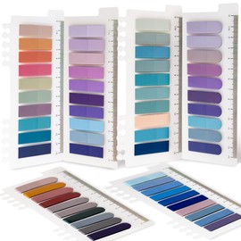 Golcellia Sticky Tabs Book Index Tabs, Page Tabs, Page Markers 1200 Pieces,60 Colors Annotation Tabs, Book Annotation Supplies