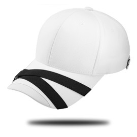 TEAMLIFE Coolmax Webbing String Hat, Casual, Baseball Hat, BB Cap, Tag Included, FreeSize Adjustable, white