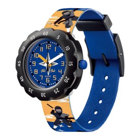 Flick Flak NINJAMAZING Story Time FPSP062 Boys Watch Blue, blue