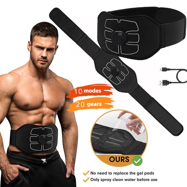 DUOERLAN ABS Stimulator, Ab Machine, EMS Abdominal Toning Belt Muscle