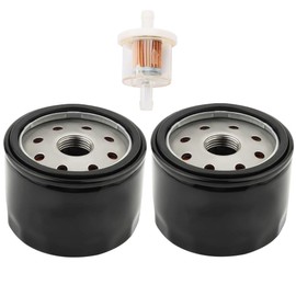 FR691V Oil Change Kit 49065-7007 49065-0721 Oil Filter for Kawasaki FR691V FR730V FR651V FR600V FX600V FS691V FS651V 492932 492932S 492056 695396 696854 7045184, Pack of 2
