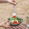 Boundless Voyage Ti1106T Titanium Bowl Plate Tableware Set, Camping, Dishes,