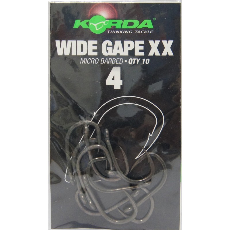 carp hook korda wide gap xx kwgxx4
